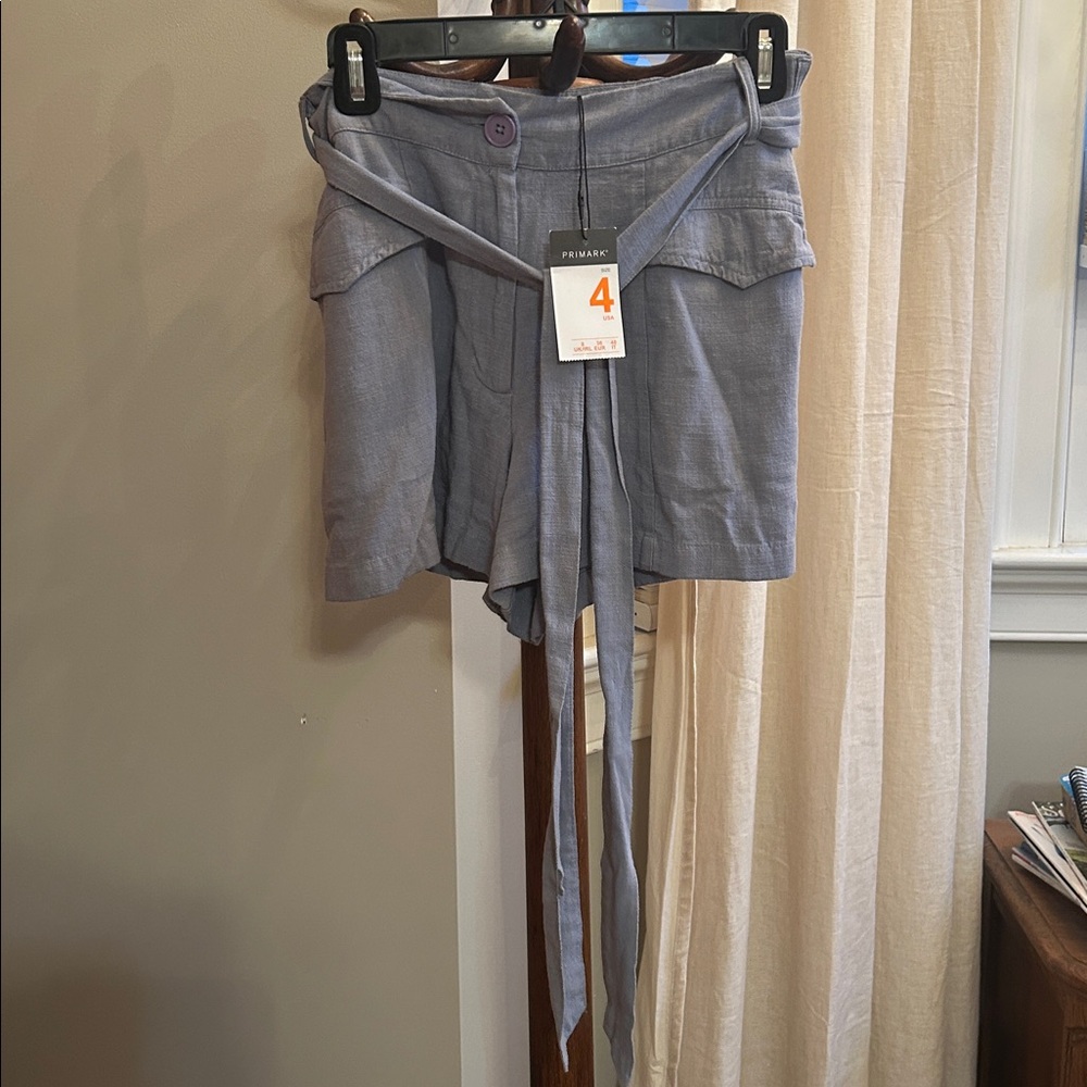 Primark Light Blue Cargo Shorts